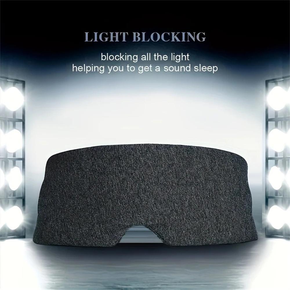 Comfortable Adjustable Sleep Mask for Travel, Breathable Light Blocking Eye Mask for Men Women and Kids, Sleeping Eye Mask, Perfect Nighttime Sleep Companion