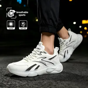 Men Lightweight Outdoor Sports Sneakers, Casual Running Tennis Shoes for Jogging & Workout Daily Footwear