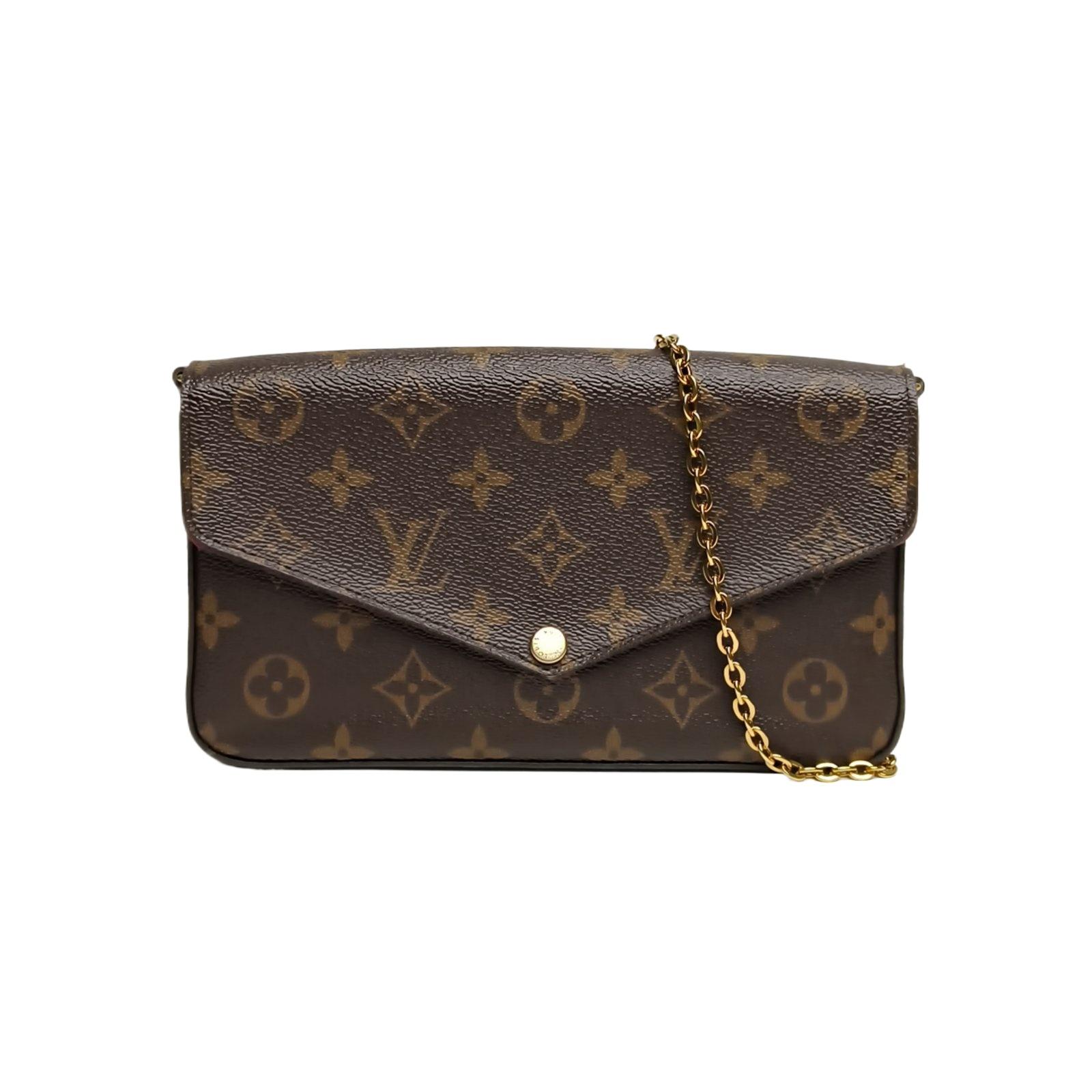 Pre-owned Louis Vuitton 【Alea】LOUIS VUITTON POCHETTE FELICIE Felice Pochette
