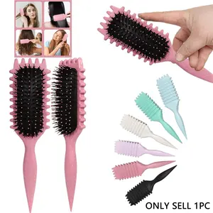 Curly Hair Brush Defining, Curl Define Brush, Volume Brush for Curly Hair, Curl Defining Brush, Shaping and Styling Women's Curls
