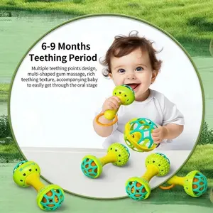 Baby Bell Hammer Toy, Cute Smile Design, Single and Dual Head, Educational Toy, Early Learning, Gift for Kids, Montessori Education