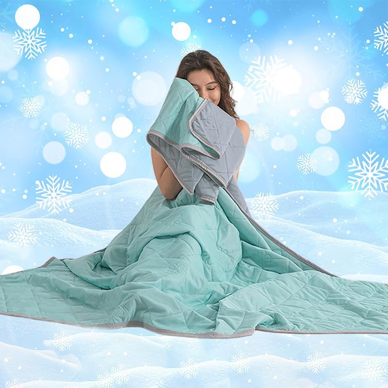 Cooling Lightweight Cozy Blanket, Soft Comfortable Breathable Lightweight Cooling Blanket, Machine Washable Summer Cooling Blanket for Hot Sleepers, Soft Winter Blanket, Bedding for Home Bedroom, Living Room, Summer Blankets, Soft Comfy Blanket