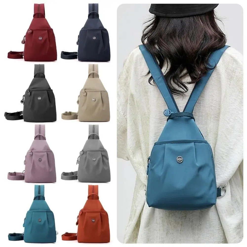 New Oxford Fabric Backpack Multi Layer Large Capacity Chest Bags Multi-purpose Waterproof Shoulder Bag Outdoor Hiking