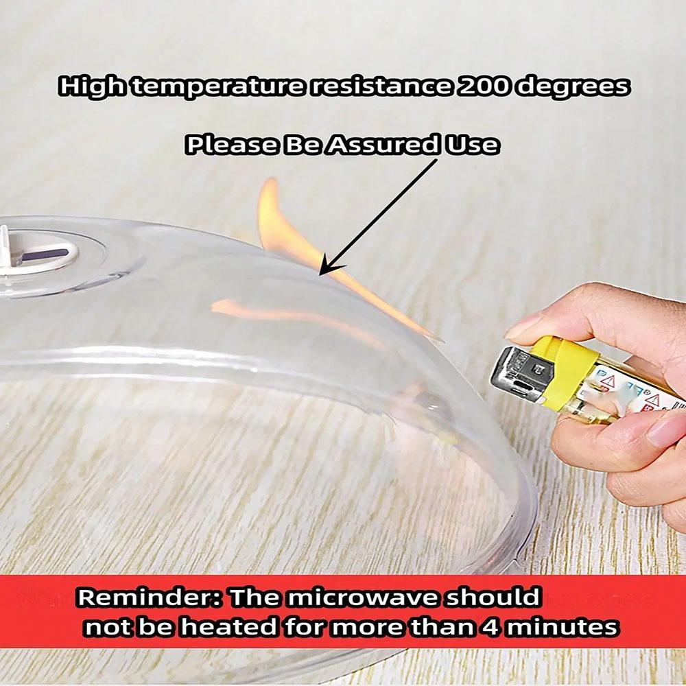 Microwave Splatter Cover with Handle, Reusable Microwave Lid for Food, Modern Kitchen Utensils, Kitchen Gadgets, Kitchen Accessories