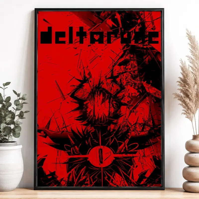 Deltarune Game Poster, Creative Video Game Wall Art, Fantasy Gaming Print, Modern Gamer Room Decor, Bedroom Living Room Dorm Hallway Kitchen Decor, Gift for Video Game Fans and Deltarune Players Alike