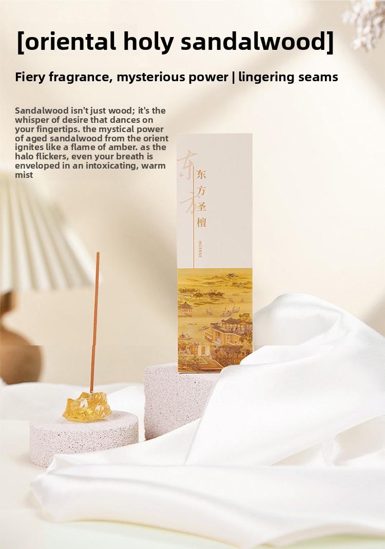 Gardenia Incense for Home Use in Bedroom Long Lasting Fragrance Natural Osmanthus Sandalwood Agarwood Rose Lavender Scent aromatherapy