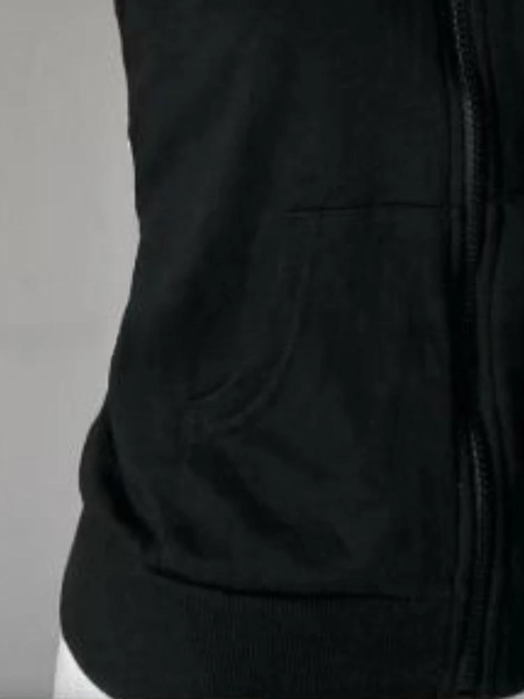 Y2K Subculture Skull Print Zip Cardigan Short Sleeve Women Japan Slim Fit Striped Hoodie Casual Tops Fashion Streetwear Clothes