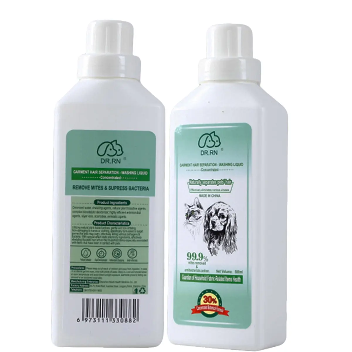 Plant Multifunctional Liquid Laundry Detergent for Pet Owners 2X Concentrated HE Formula Natural Separation of Pet Hair Antibacterial 16 9 Fl Oz Removes Tough Odors Fresh Scent