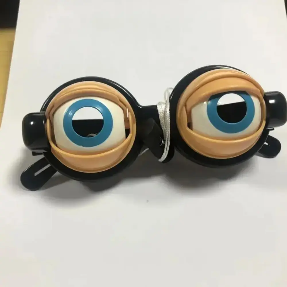 Novelty Funny Playful Glasses with Winking Eye Mechanism, Casual Style Decorative Eyewear for Selfie Fun & Gag Gifts, Festive Gifts for Friends