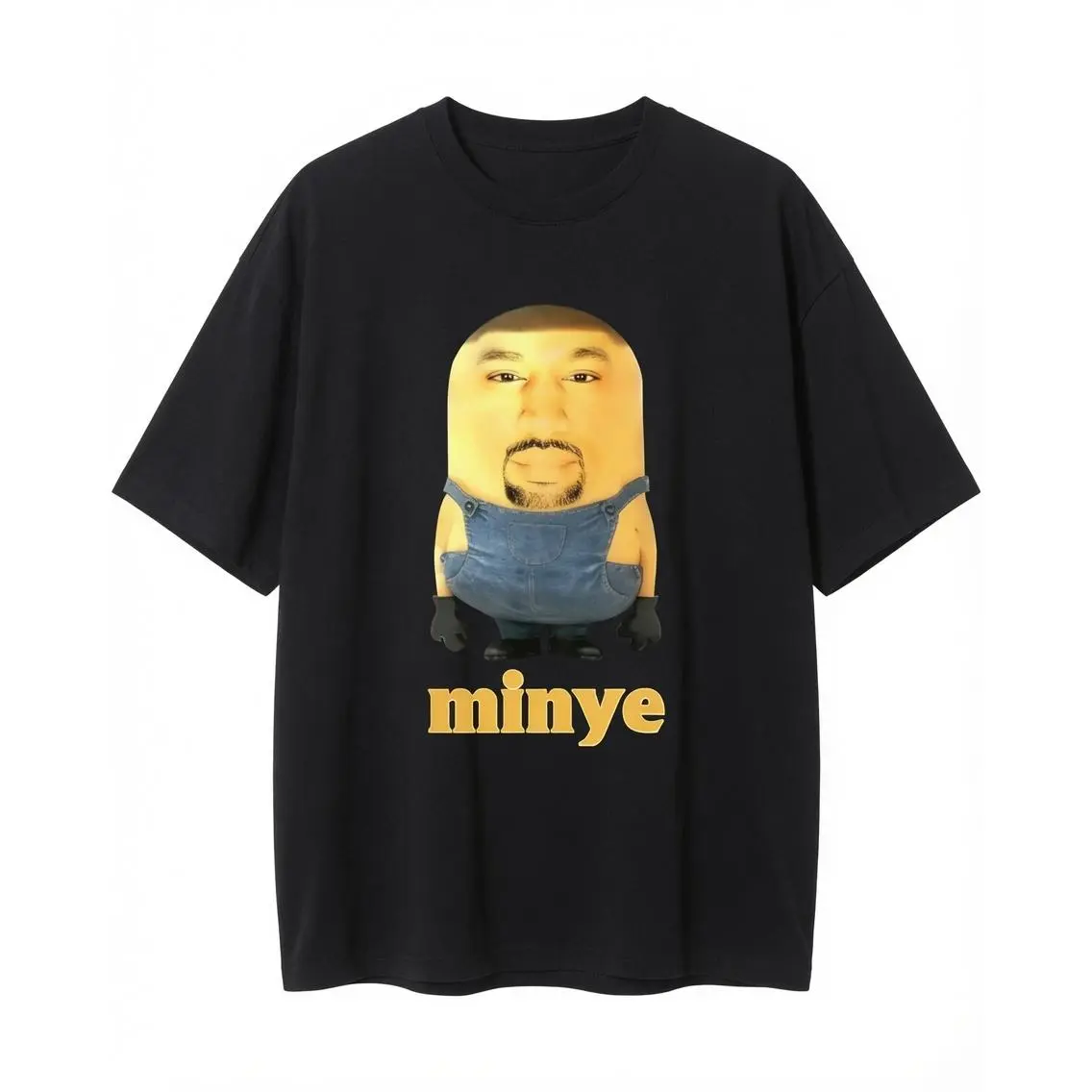 Unisex Minye Meme Graphic T-Shirt, Funny Face Swap Streetwear Top in Soft 100% Cotton, Available in Multiple Sizes, Funny Graphic Tee, Graphic Tees, Shortsleeve