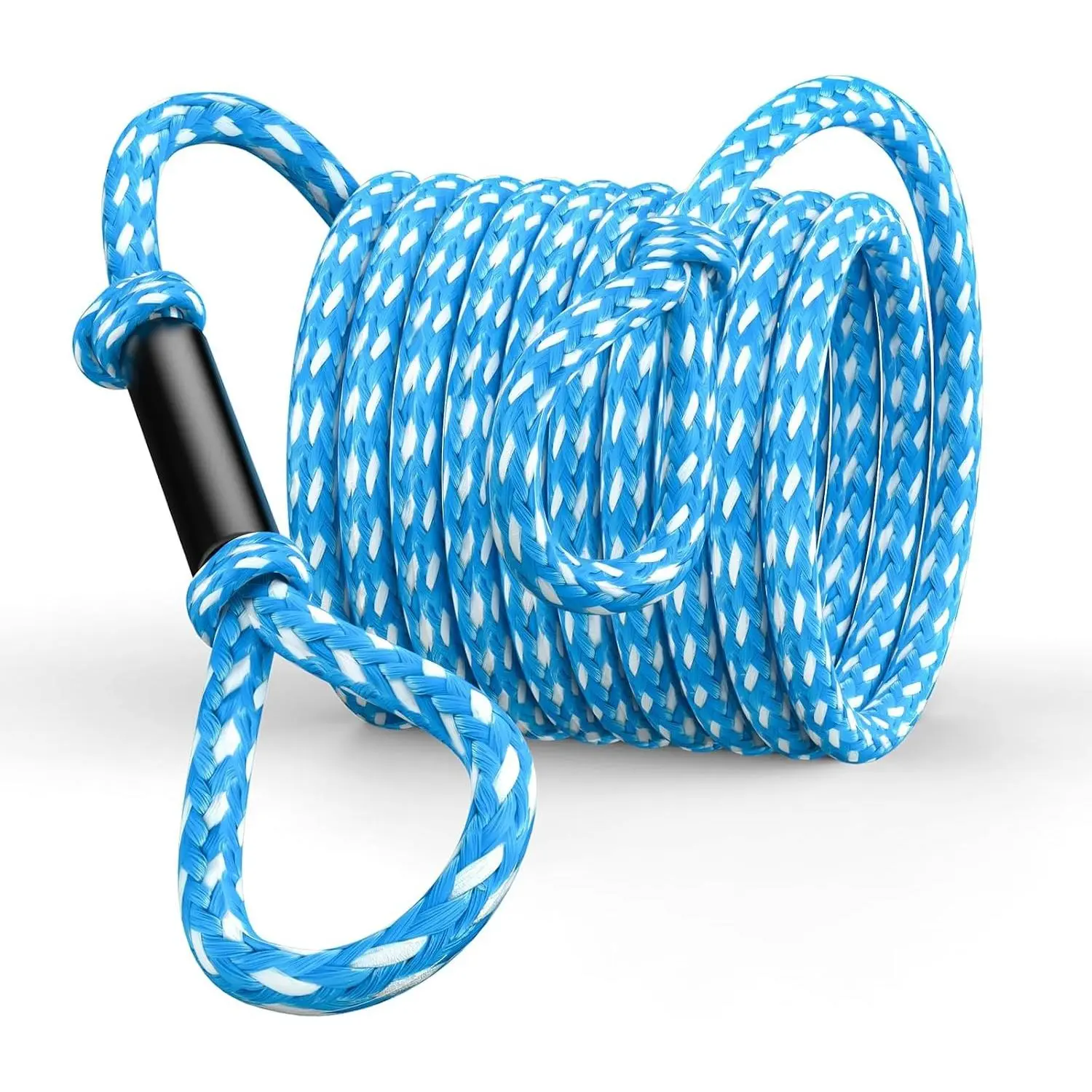 Heavy Duty 60FT 3-6 Person Boat Tow Rope, Floating Towable Pulling Ski Ropes for Tubing Boating