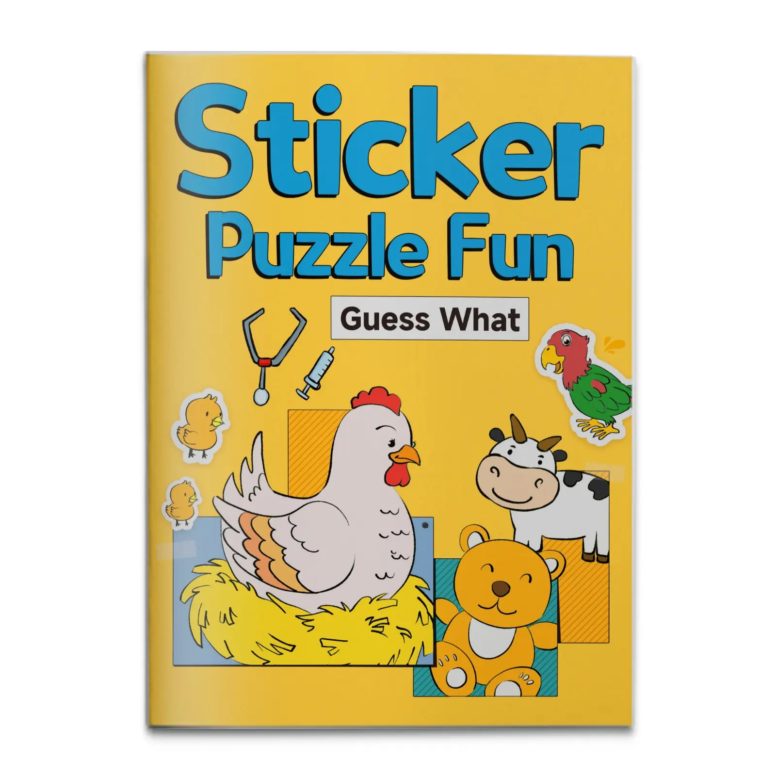 Kids Sticker Activity Book Set | Screen‑Free Quiet Time | Focus & Attention Activity | Peel‑Match‑Place Stickers | Preschool Learning | Busy Parent Hack