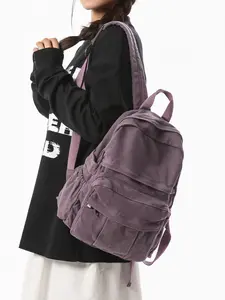 Return-To-School Backpack, Fashionable Student Bookbag, Lightweight Dual Shoulder Bag, Large Capacity Laptop Backpack, Casual Style