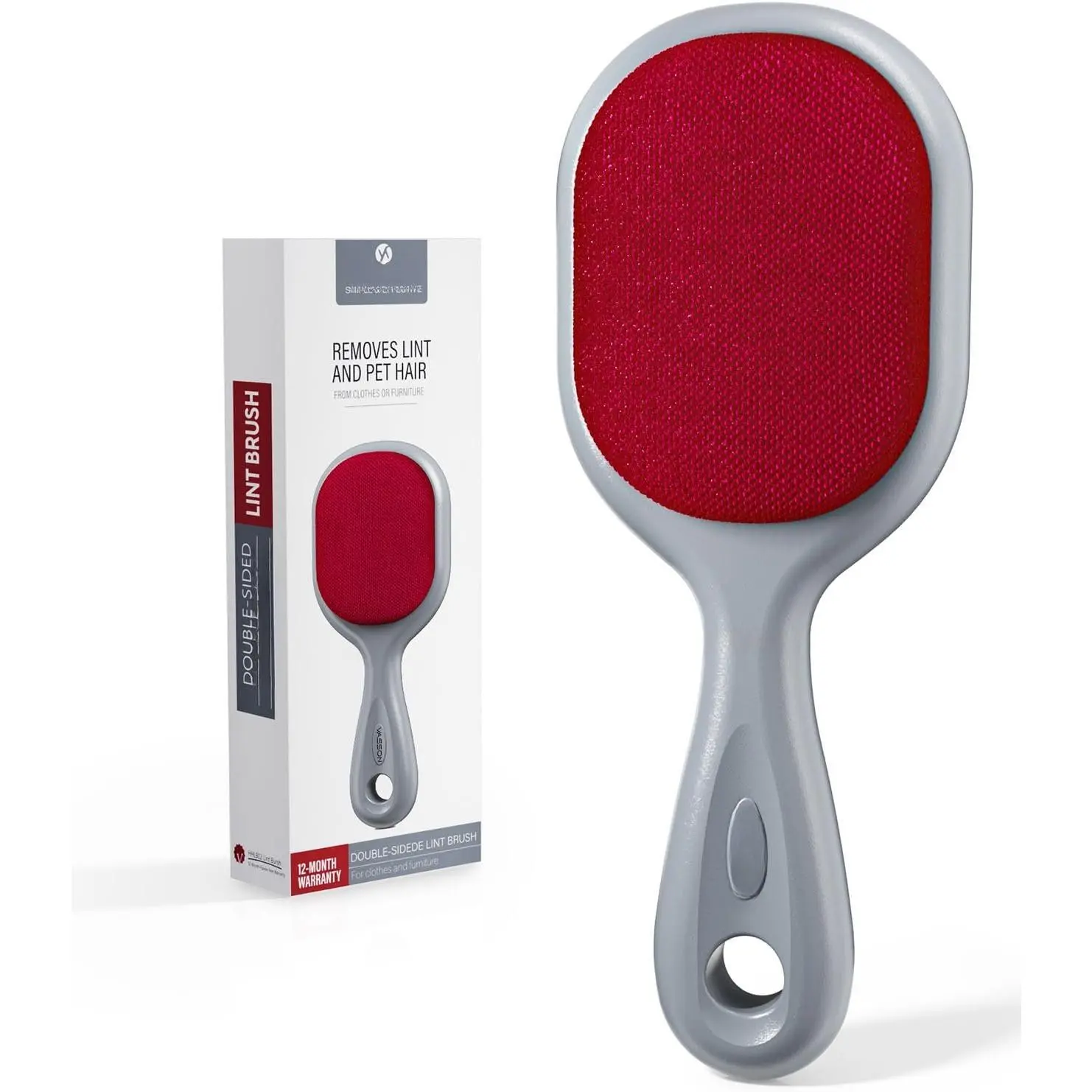 Double-Sided Lint Brushes for Clothes &  Remover | Heavy-duty, Durable double-sided   removes stubborn hair