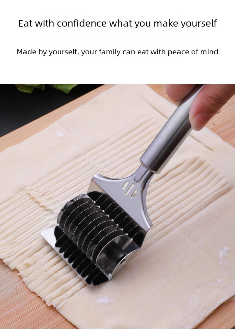 2PCSManual noodle cutter, noodle maker, stainless steel manual household noodle press, vegetable and meat cutter, new type of noodle making machine.