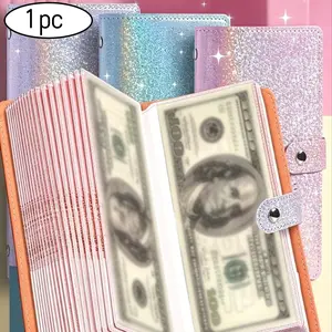 100 Bills Large Capacity Savings Book, Waterproof Stain-Resistant Cash Organizer, Personal Finance Budget Management Ledger