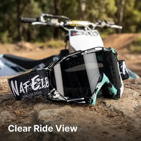 1pc Motorcycle Off-Road Dirt Bike Goggles Motocross Gear Ski Snowboard Bicycle Outdoor Sports UV Protection Glasses, Anti-UV Eyewear for Cycling & Hiking Outdoor Riding Goggles