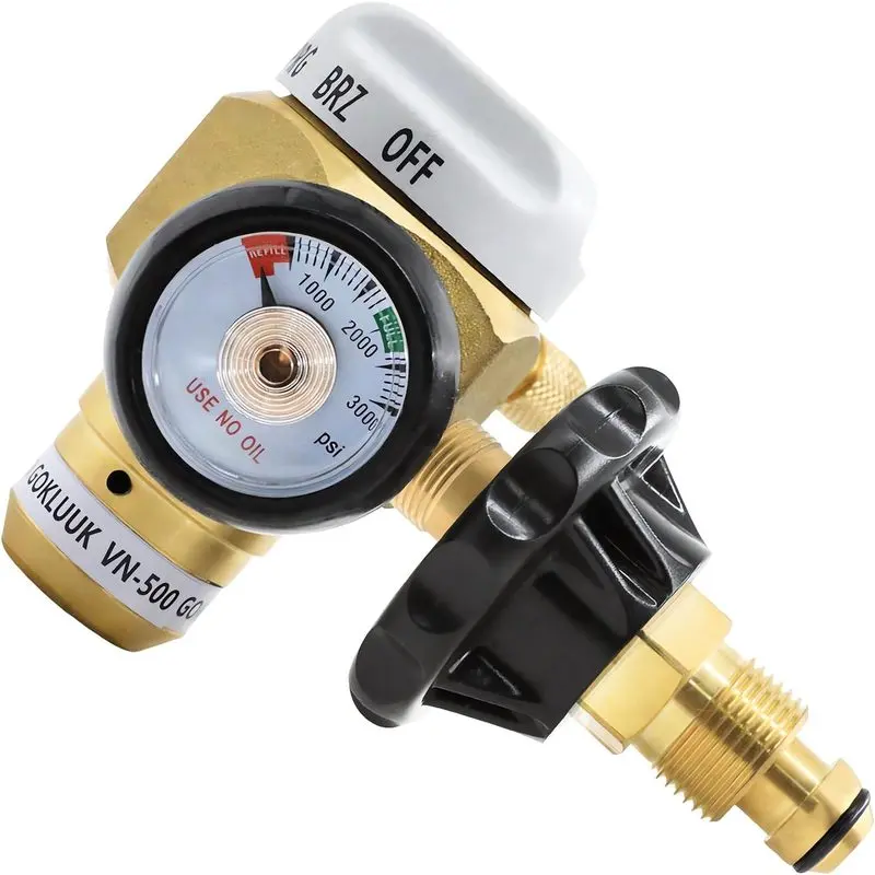 500 PSI Nitrogen Purge Regulator Flow Control Valve for HVAC Brazing Purging Leak Pressure Testing and Refrigeration Service