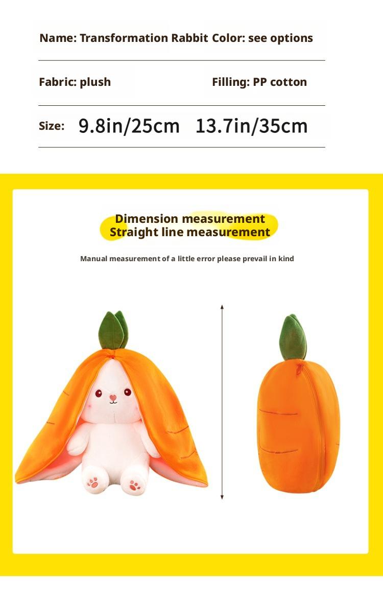 Cute Strawberry Bunny Plush Toy Soft Kawaii Stuffed Animal Gift for Kids Girls Hug Pillow Bed Decoration Birthday Present Furry Friends Plush Doll Animal Gift for Kids Girls Hug Pillow Bed Decoration Birthday Present Furry Friends Plush Stuffed Animal