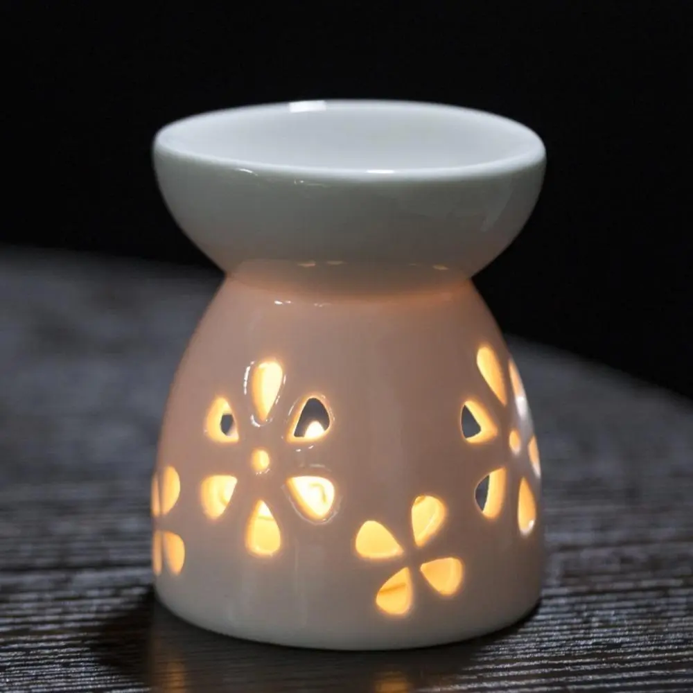 2-in-1 Multi-Functional Scented Oil Burner - Humidifying Diffuser, Decorative Candle Holder, Unique Tabletop Ornament for Indoor Household Use