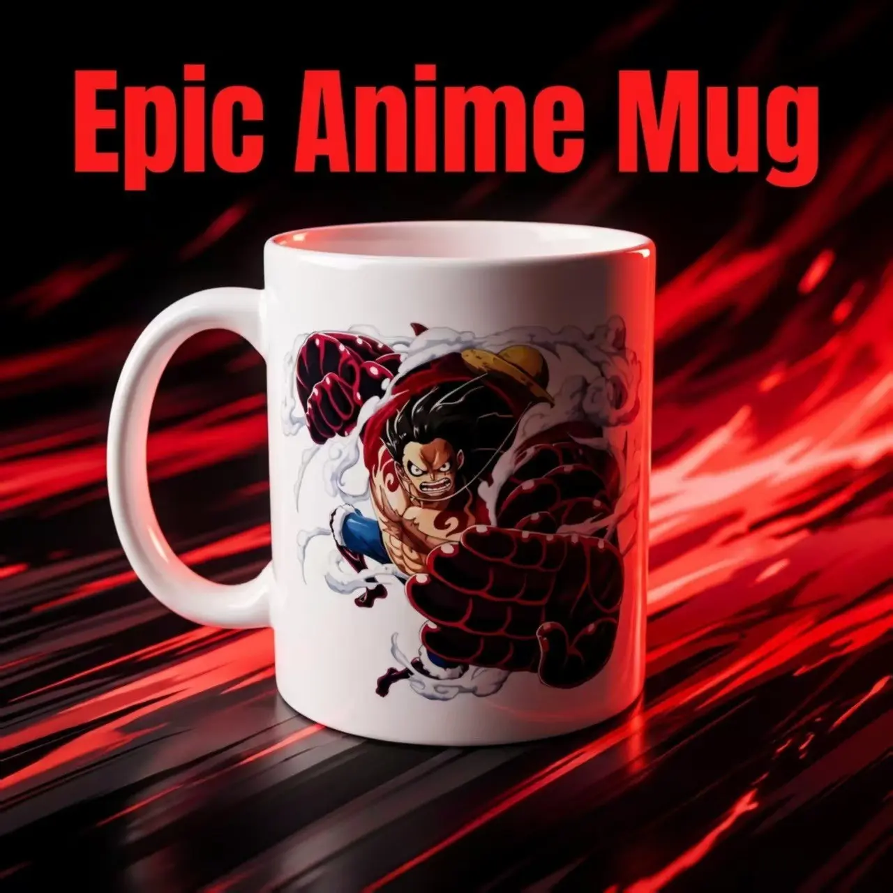 3D Printed Anime Character Ceramic Coffee Mug, Classic Cartoon Design Cup for Home & Office, Creative Gift for Anime Fans