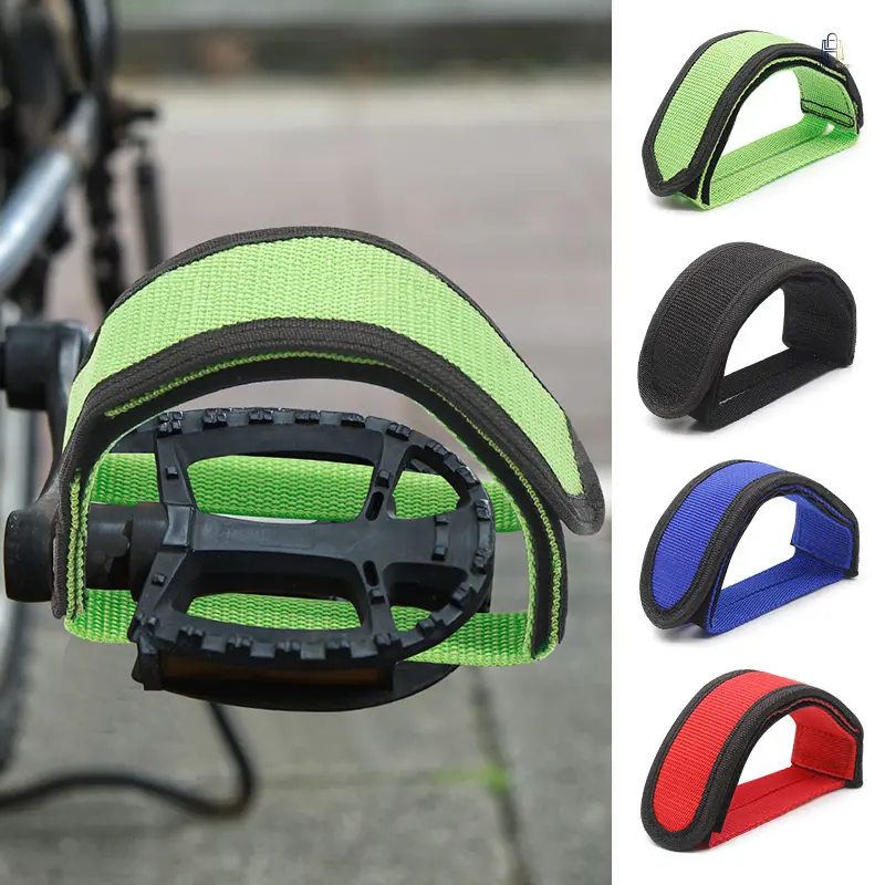 Bike Pedal Strap Lightweight Cycling Toe Clip Strap Adjustable Foot Retention Binding Band Outdoor Biking Road Riding Fixed Gear Accessory