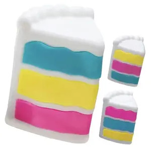Non-Food Stress Relief Toy Squeeze Fun Two Styles Pizza Cake Mini Gift Box Sensory Plaything ldeal for Relaxing Moments