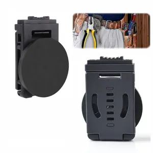 Magnetic Tool Holder, Magnetic Tool Belt Clip, Super Strong Anti-Slip Heavy Duty Tool Holder for Organizing Screws Sockets Pliers Drills Wrenches, Clip-On Any Belt, Tool Bags or Pocket, Father's Day Gifts