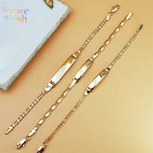 Curved Bar Couple Jewelry Set, Anti-Fade Copper Cute Bracelet & Anklet, Stylish Matching Wrist & Ankle Accessories for Daily Wear