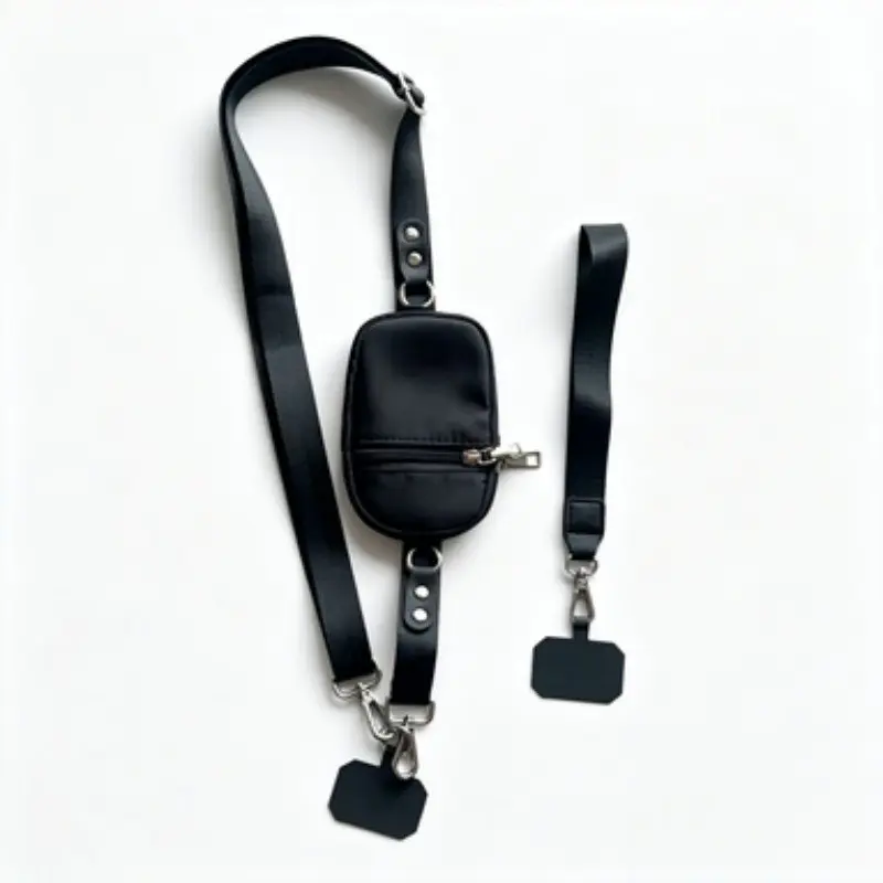 Adjustable Crossbody Cell Phone Strap + Wristband, Ideal Gift for Holidays and Parties, Fits All Phones, Water Bottle Holder, Multi-Functional, Unisex