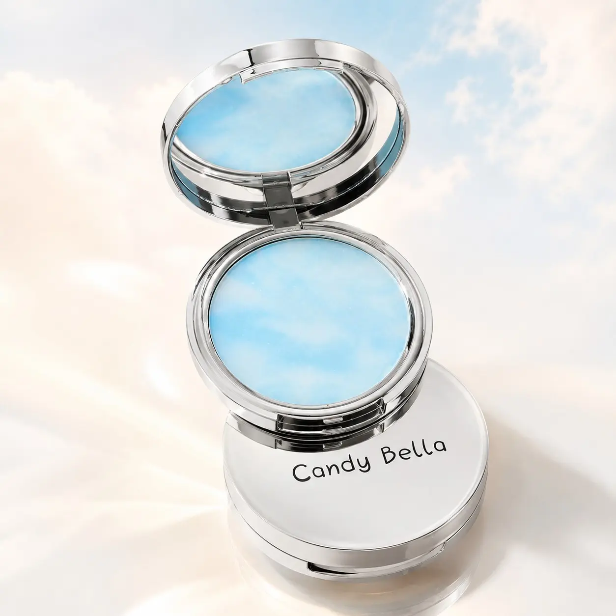 Candy Bella Translucent Setting Powder Compact Oil-Absorbing Soft Focus Flawless Face Powder