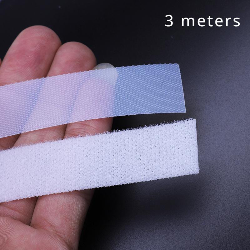 Ultra-thin & Soft Hook & Loop Fasteners, 1 Count No Adhesive Sew-on Fasteners, Strong Adhesion Fasteners for DIY Crafts and Accessories