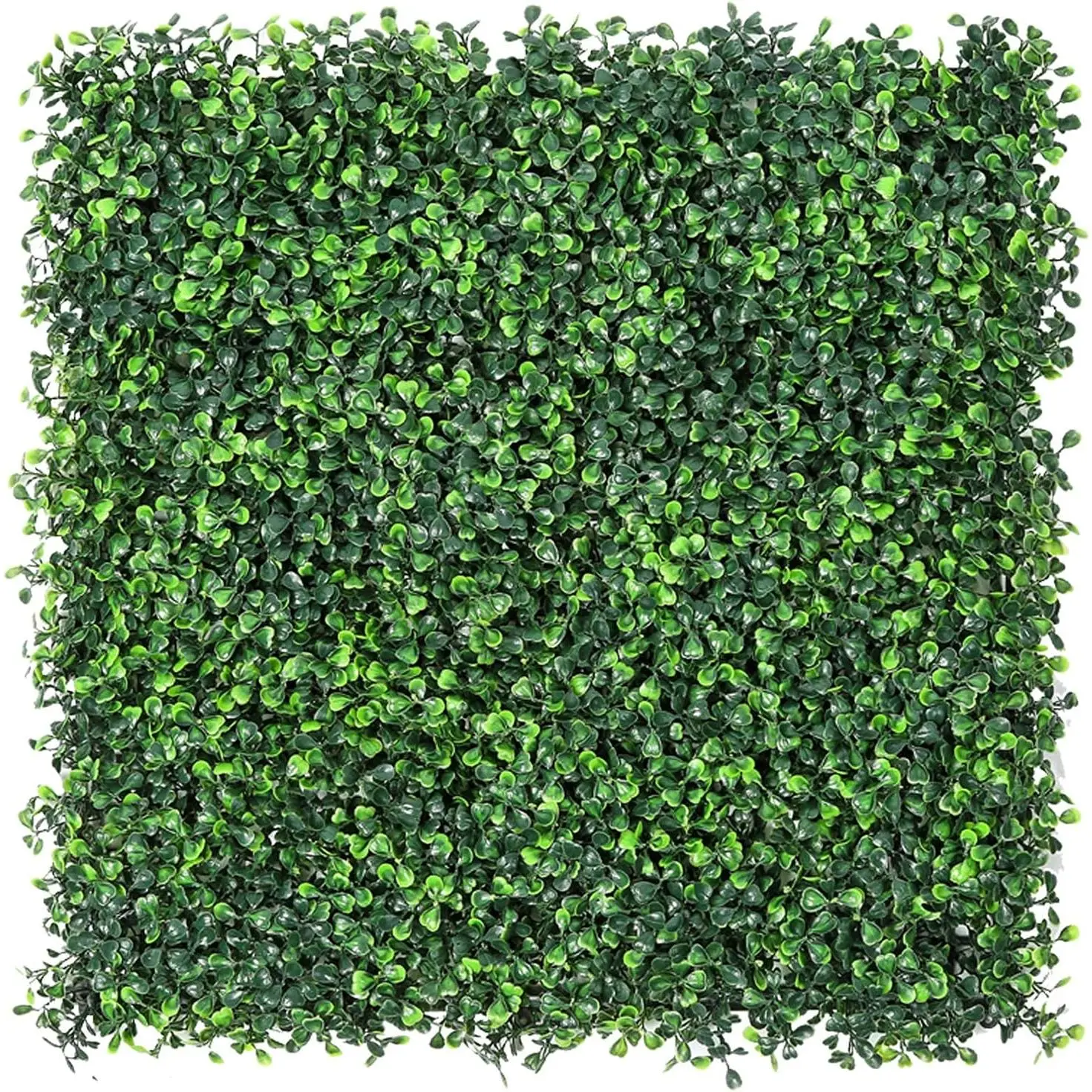 12 count 10“x10“ Artificial Boxwood Panels Topiary Hedge  | Boxwood Panels  Hedge Screen Sun Protected Suitable for Outdoor, Indoor, Garden, Fence, Backyard and Decor