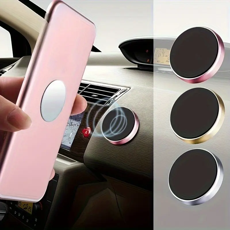 1PC Magnetic Suction Bracket Round Multifunctional Mobile Phone Magnetic Suction Bracket Secure Phone Holder Mount Magnetic Phone Stand