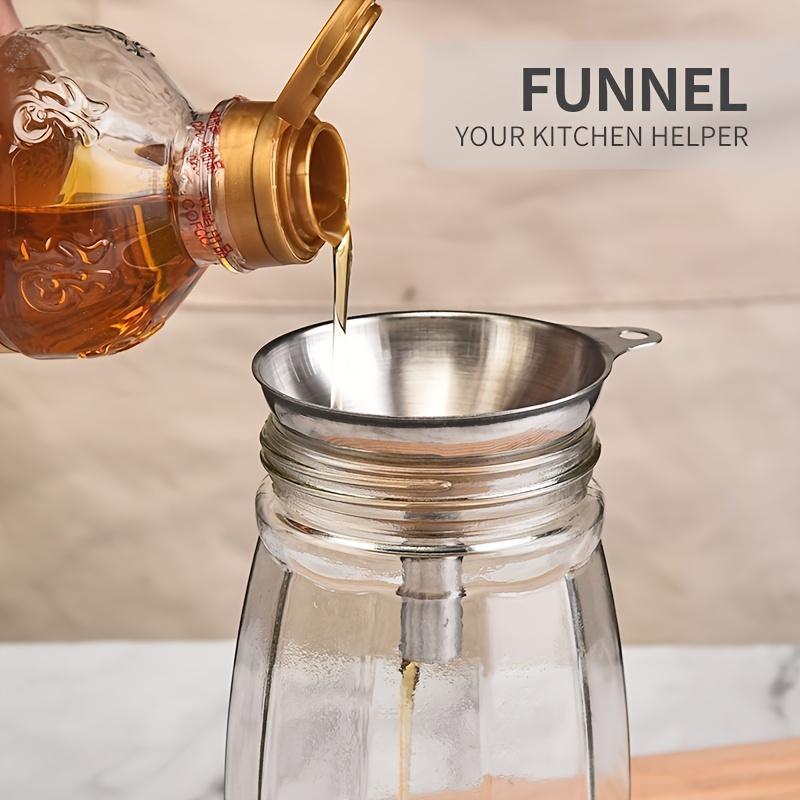 Three-Piece Stainless Steel Funnel Set