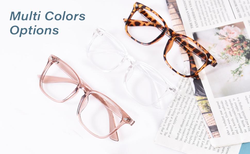 Progressive Multifocal Reading Glasses for Women Men, Anti Glare/Eyestrain Blue Light Blocking Computer Readers