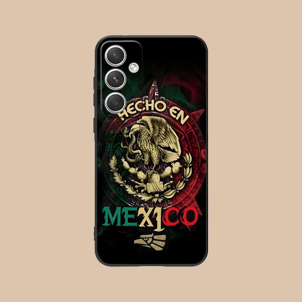 Mexico Flag Mobile Cell Phone Case for Samsung GalaxyS26 S25 S24 S23 S22 S21 A14 A15 A16 A35 Plus FE Ultra Colour Protective Cover