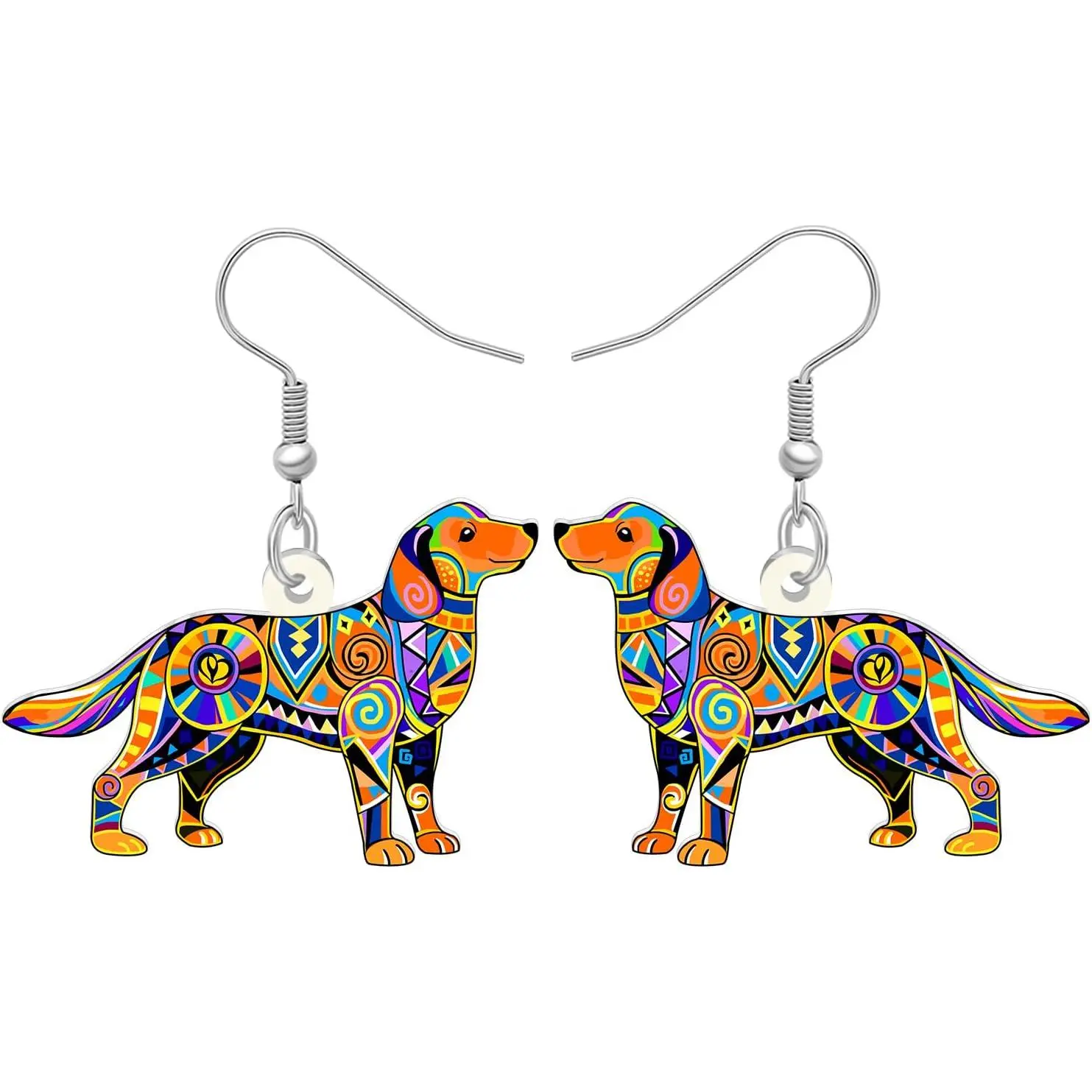 Labrador Retriever Gifts Boho  Earrings Dangle  Charms Bohemian  Funky  Lover Gifts for Women Mom  Owners