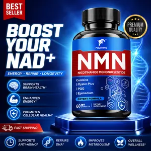 Maximum Potency NMN 1000mg* per Serving plus Oyster Peptide, PQQ Disodium Salt, and Epimedium sagittatum – For Energy, Focus, Vitality & Anti‑Aging Support – 60 Vegetable Capsules