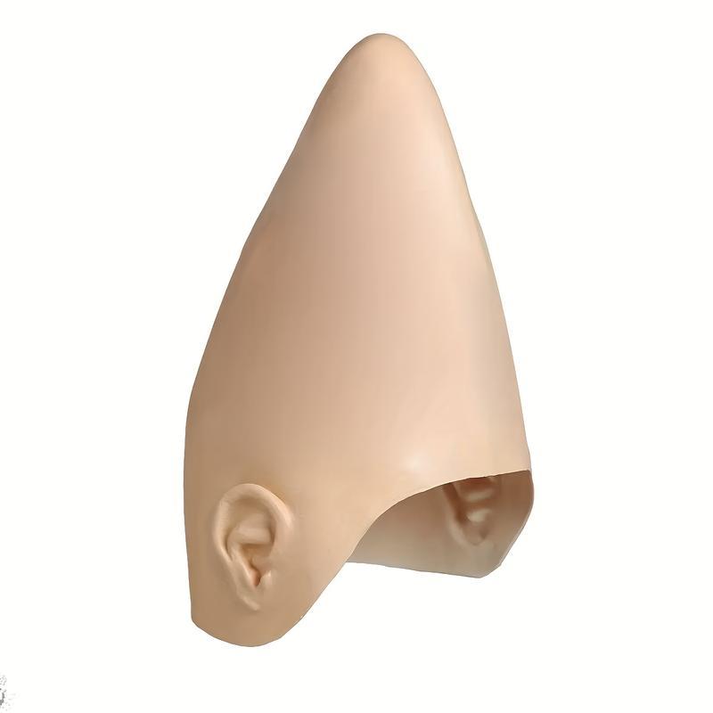 Alien High Top Wig – Light Beige Latex Shaped Design  Hand Washable Unique Shape Smooth Fabric, Suitable for Halloween Carnival Masquerade Movie TV Props