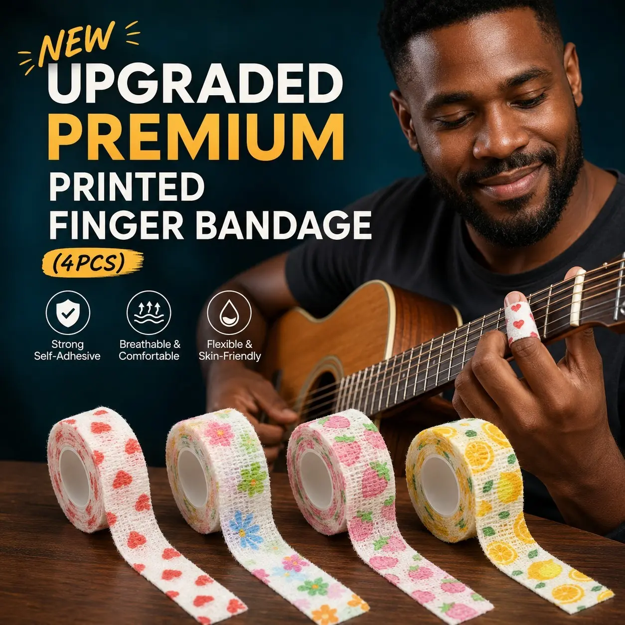 4pcs/8pcs Soft Breathable Toe Wrap, Heart Self Adhesive Bandage Tape for Toes, No Residue Anti Chafing Cushion for Shoes, Heels, Sports, Travel, Summer Winter Essentials, Christmas Halloween Birthday Mother's Father's Day Gift for Mom Wife Girlfriend