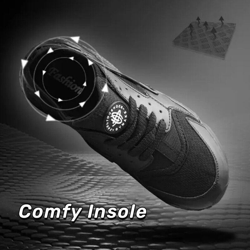 (New)Men/Women Leather Walking Shoes Casual Athletic Running Sneaker Walking Non-Slip Trainer Training Runner Closed Footwear Boy Comfort Black Retro Thick-Sole Casual Sneakers sneaker (New)Men/Women Leather Walking Shoes Casual Athletic Running Sneaker Walking Non-Slip Trainer Training Runner Closed Footwear Boy Comfort Black Retro Thick-Sole Casual Sneakers sneaker