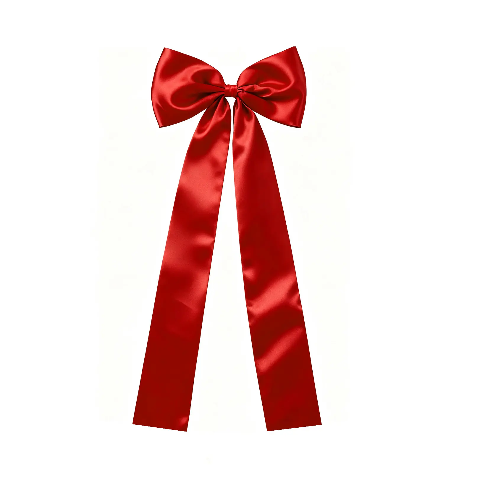 Extra Large Satin Christmas Tree Leader Bow - Giant Decorative Holiday Ribbon for Tree, Wreath, Mantel, Door, Car & Gift Wrap - Durable, Reusable