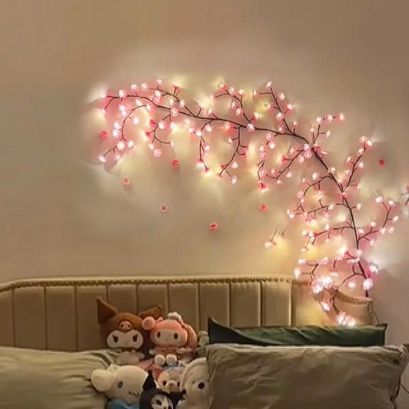 LED Tree-Shaped String Light, LED Outdoor Waterproof String Light, USB-Powered Decorative Wall Light for DIY Wreaths, Room Decor, Weddings & Holiday Celebrations