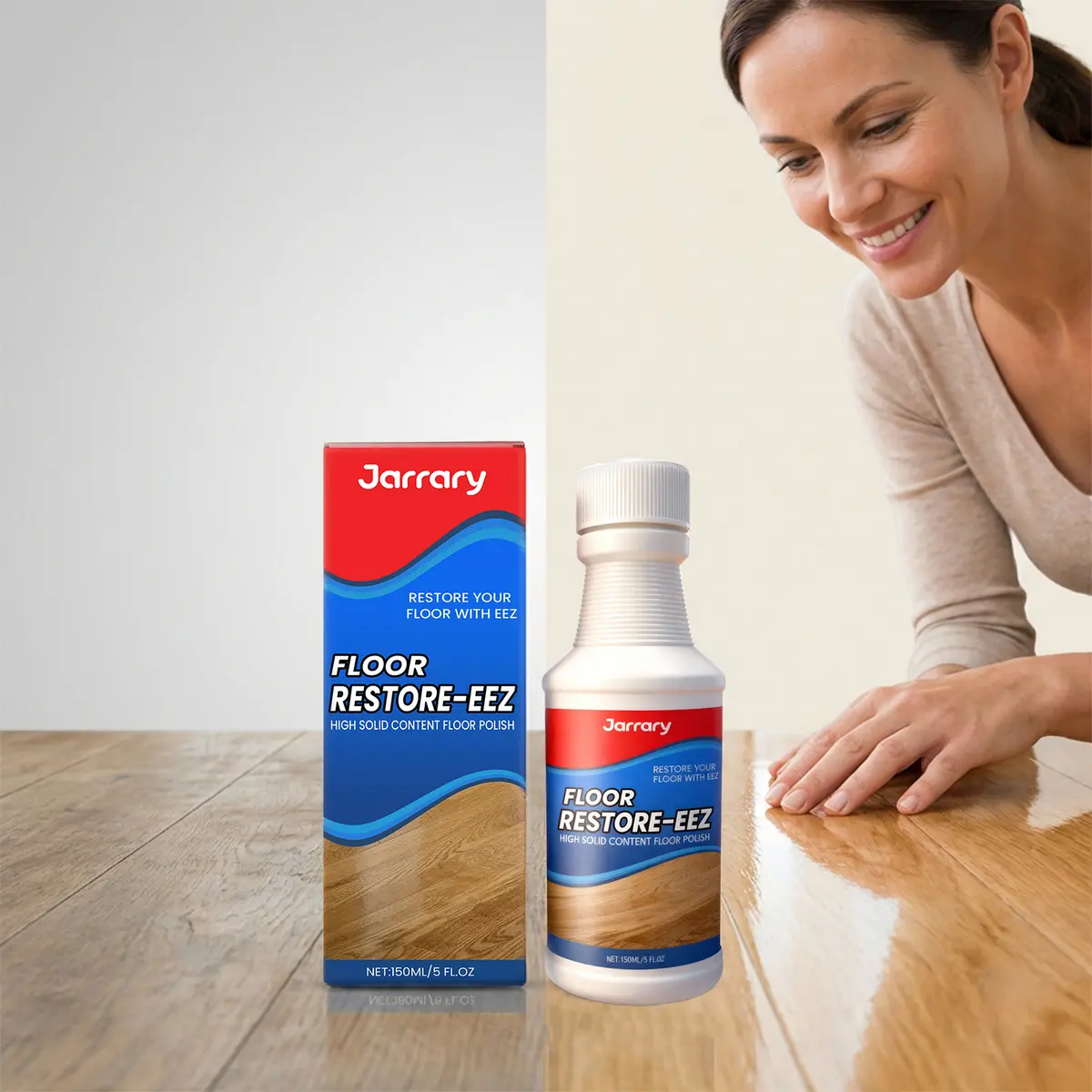 Jarrary Floor Care Polisher: Gentle and convenient for daily home use, maintains and polishes floors, and repairs scratches
