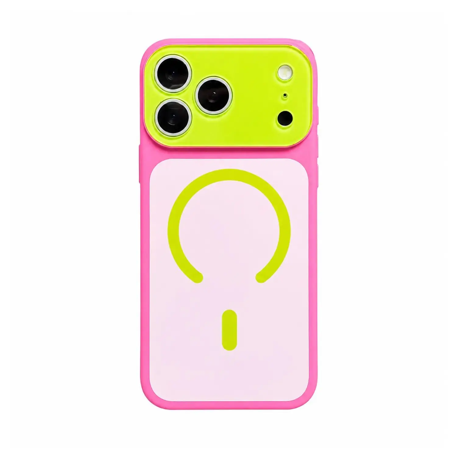 Dopamine Color Block MagSafe iPhone Case, Shock-Absorbing Bumper, Dustproof Bottom Dual Lanyard Hole Wireless Charging Phone Case For iPhone 17 16 15 14 13 12 11 Pro Pro Max Air