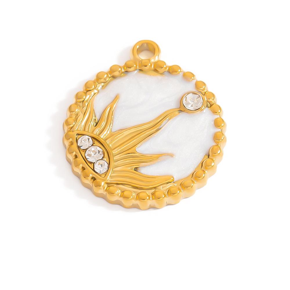 Titanium steel DIY jewelry accessories, stainless steel necklaces, bracelets, pendants, 18K gold pendants, accessories, and ornaments