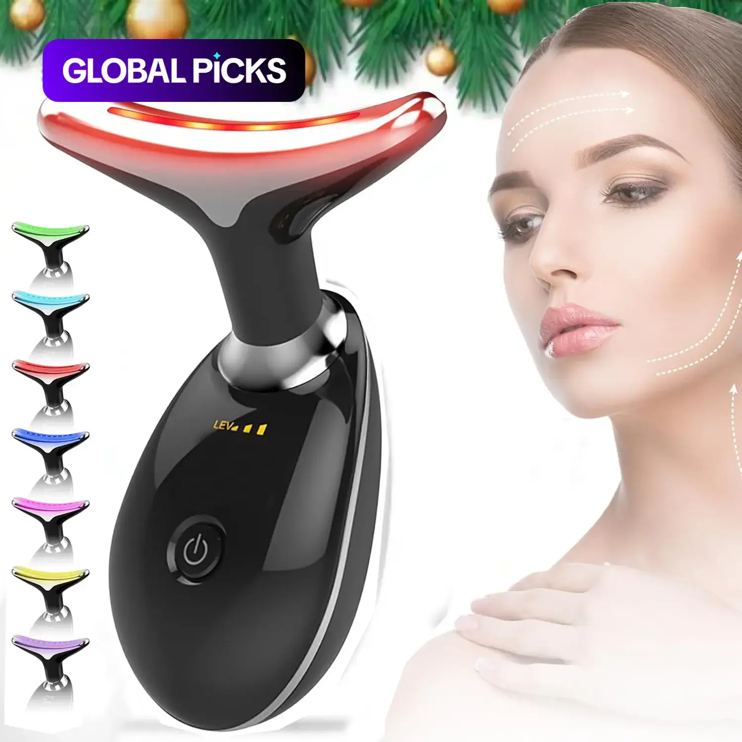 Facial and Neck Massage Tool, Facial Beauty Massagers, Beauty Devices, Face Massagers, Suitable for Facial, Neck, and Leg Massage, for Women and Men, National Day Offers, Winter Gift, Valentine's Day Gift #GLOBAL PICKS