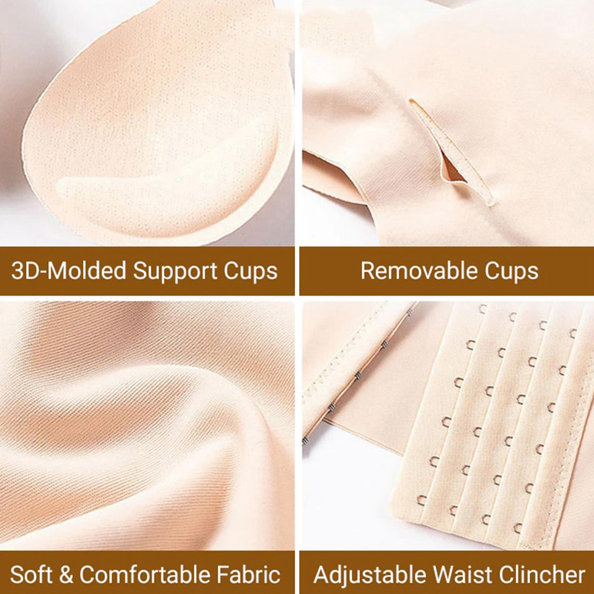 High-Support Wireless Sports Bra Featuring a smooth back and ergonomic waist arc design Ideal for active women for all-day, everyday wear