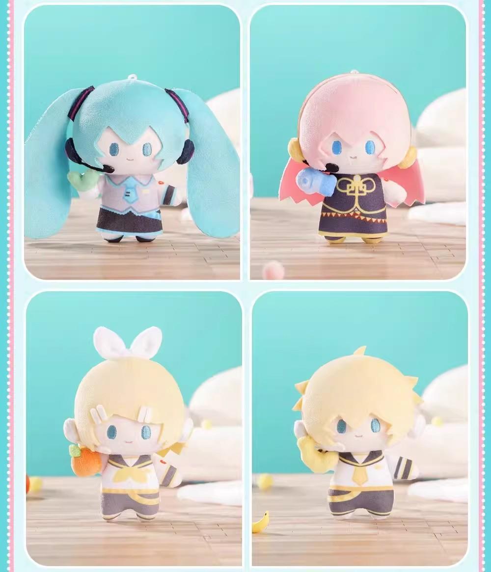 New Genuine Bilibiligoods Hatsune Miku Miniq Series Blind Box Kagamine Len Ornament Gift Meiko Mystery Box Kaito Action Figures